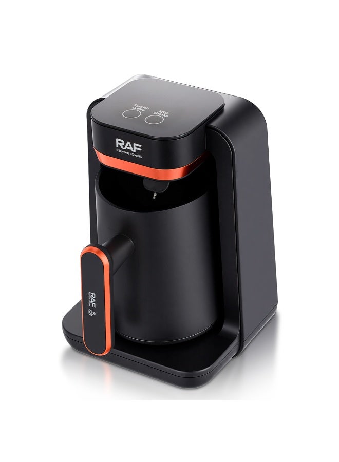 RAF آلة صنع القهوة RAF سعة 280 مل محمولة كهربائية، نظام تخمير سريع 500 واط، عملية لمسة واحدة، مثالية للمنزل، المكتب، السفر، الإسبريسو، القهوة السوداء ومشروبات الحليب - Image 2